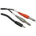 Hosa Technology Stereo Mini (3.5mm) Male to 2 Mono 1/4" Male Insert Y-Cable - 10' - Rock and Soul DJ Equipment and Records
