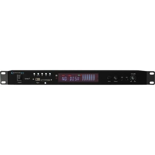 Technical Pro UREC7 Professional Rack Mountable USB/SD Recording Deck - Rock and Soul DJ Equipment and Records