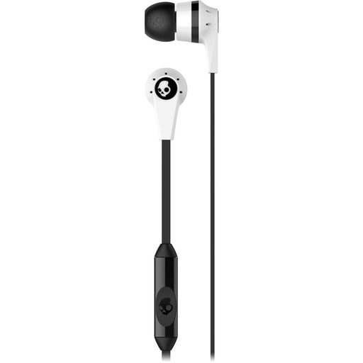 Skullcandy INK'D 2 Earbud Headphones (White and Black) - Rock and Soul DJ Equipment and Records