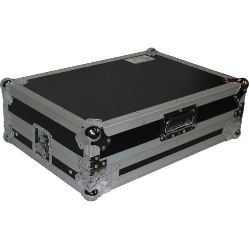 ProX Flight Case For Numark MixDeck Express Controller with Laptop Shelf (Silver-on-Black) - Rock and Soul DJ Equipment and Records