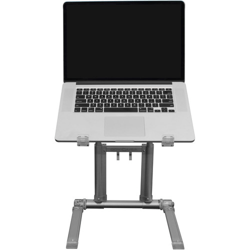 Odyssey Innovative Designs LStand 360 Ultra Folding Laptop Stand (Mac Silver) - Rock and Soul DJ Equipment and Records