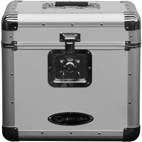 Odyssey Innovative Designs Krom Series KLP2 Stackable Record/Utility Case (Silver) - Rock and Soul DJ Equipment and Records