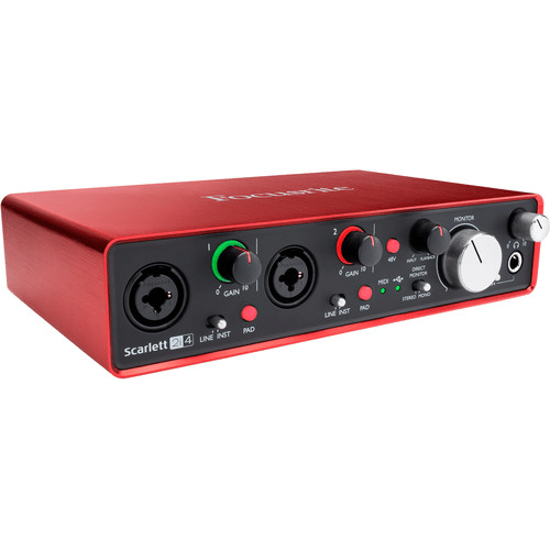 Focusrite Scarlett 2i4 USB Audio Interface (2nd Generation) - Rock and Soul DJ Equipment and Records