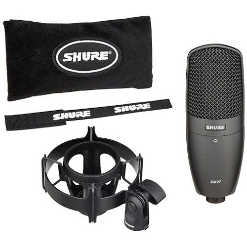 Shure SM27 Large Diaphragm Cardioid Condenser Microphone - Rock and Soul DJ Equipment and Records