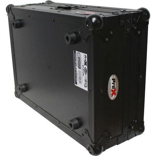 ProX Universal 12" Large-Format DJ Mixer Flight Case (All Black)