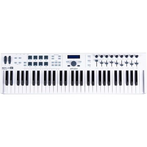 Arturia KeyLab Essential 61 - Universal MIDI Keyboard Controller (inc FREE Software Bundle) - Rock and Soul DJ Equipment and Records