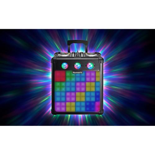 Numark Party Mix Pro - DJ Controller + Built-In Light Show & Speaker - Rock and Soul DJ Equipment and Records