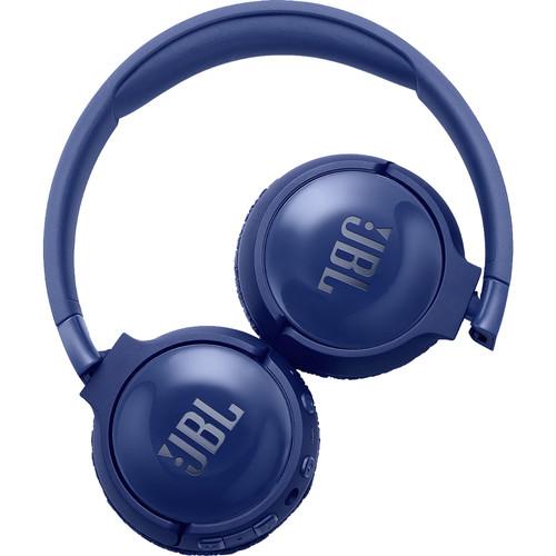 JBL TUNE 600BTNC Wireless On-Ear Headphones with Active Noise Cancellation (Blue) - Rock and Soul DJ Equipment and Records