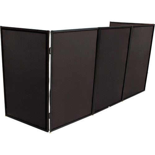 ProX XF-5X3048B 5-Panel Pro DJ Facade with Black Trim - Rock and Soul DJ Equipment and Records