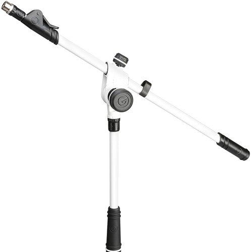 Gravity Stands MS 4322 Microphone Stand with Folding Tripod Base (White) - Rock and Soul DJ Equipment and Records