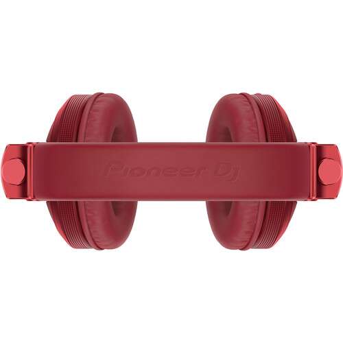 Pioneer DJ HDJ-X5BT Bluetooth Over-Ear DJ Headphones (Metallic Red) - Rock and Soul DJ Equipment and Records