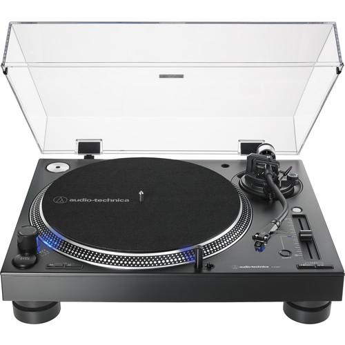Audio-Technica Consumer AT-LP140XP Direct Drive Professional DJ Turntable (Black) + Free Lunch Box - Rock and Soul DJ Equipment and Records