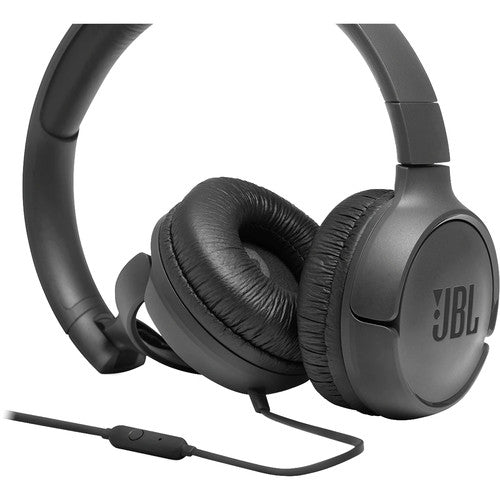 JBL TUNE 500 Wired On-Ear Headphones (Black) - Rock and Soul DJ Equipment and Records