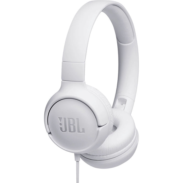 JBL TUNE 500 Wired Headphones (White) — Rock and Soul Equipment and Records