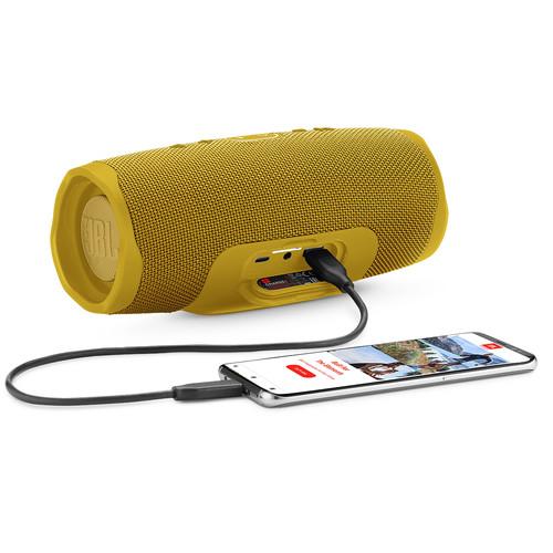 JBL Charge 4 Portable Bluetooth Speaker (Mustard Yellow) - Rock and Soul DJ Equipment and Records