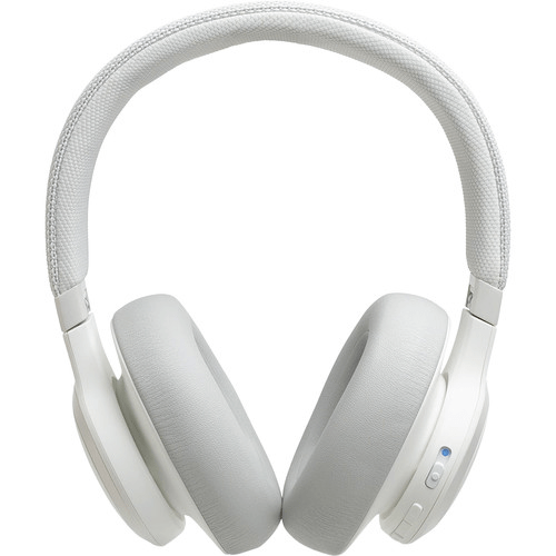JBL LIVE 650BTNC Wireless Over-Ear Noise-Canceling Headphones (White) - Rock and Soul DJ Equipment and Records