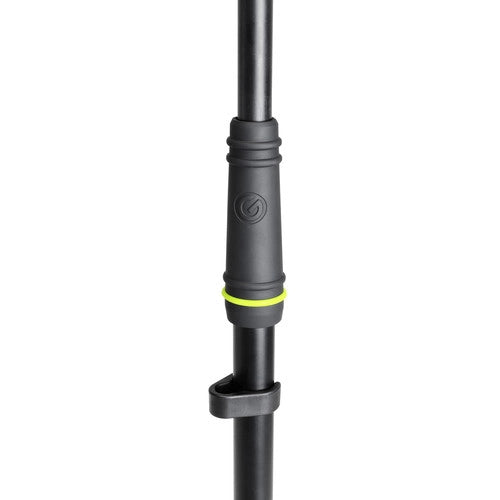 Gravity Stands Microphone Stand with Round Base and 2-Point Adjustment Boom