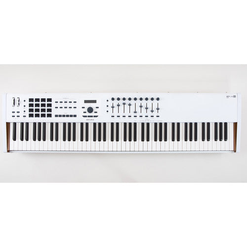 Arturia KeyLab 88 MkII Hammer-Action MIDI Controller and Software (White) - Rock and Soul DJ Equipment and Records