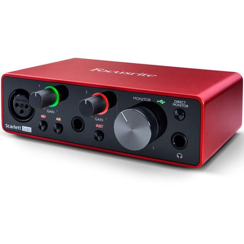Focusrite Scarlett 2i2 2x2 3rd Generation USB Audio Interface for