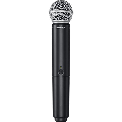 Shure BLX288/SM58 Dual-Channel Wireless Handheld Microphone System with SM58 Capsules (J10: 584 to 608 MHz - Rock and Soul DJ Equipment and Records