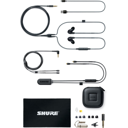 Shure SE846 Sound-Isolating Earphones with Bluetooth 5.0 and Wired Accessory Cables (Black) - Rock and Soul DJ Equipment and Records