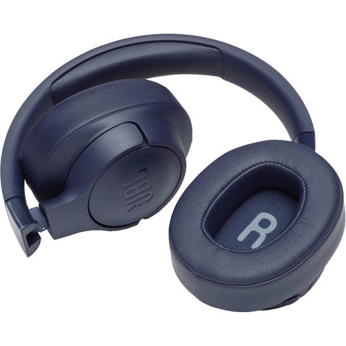 JBL TUNE 750BTNC Noise-Canceling Wireless Over-Ear Headphones (Blue) - Rock and Soul DJ Equipment and Records