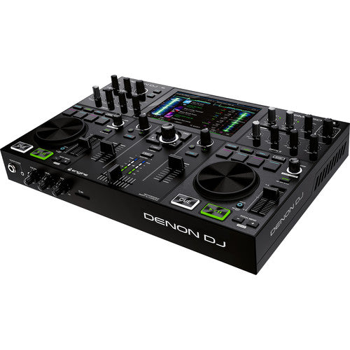 Denon DJ PRIME GO Standalone 2-Deck Rechargeable Smart DJ Console with — Rock and Soul DJ Equipment and Records