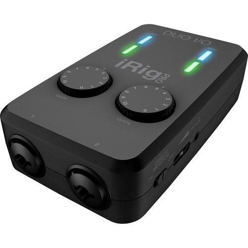 IK Multimedia iRig Pro Duo I/O 2-Channel Audio/MIDI Interface for Mobile Devices and Computers - Rock and Soul DJ Equipment and Records