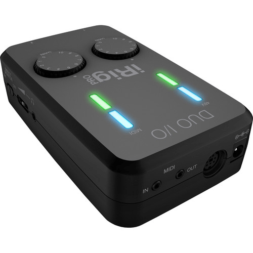 IK Multimedia iRig Pro Duo I/O 2-Channel Audio/MIDI Interface for Mobile  Devices and Computers