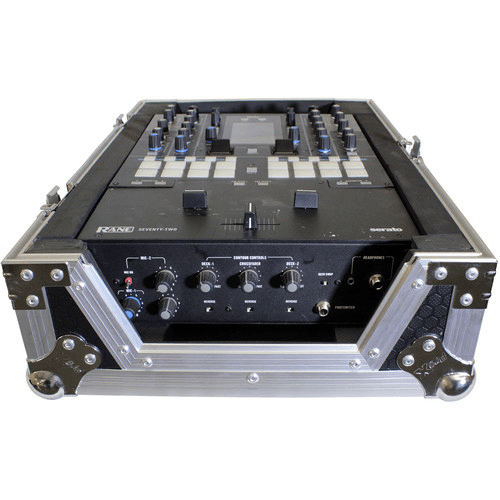 ProX XS-RANE72 Flight Case for 11" Rane 72 DJ Mixer (Silver-on-Black) - Rock and Soul DJ Equipment and Records