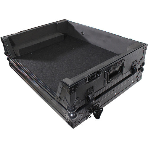 ProX Flight Case with Wheels for Pioneer XDJ-XZ System (Black on Black) - Rock and Soul DJ Equipment and Records