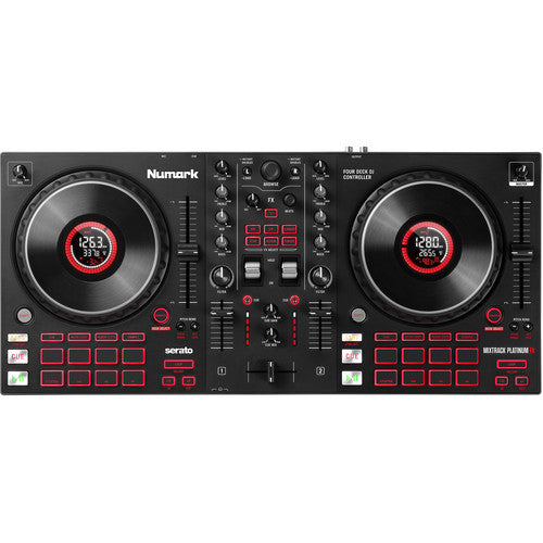 Numark Mixtrack Platinum FX 4-Deck Serato DJ Controller with Jog Wheel Displays and FX Paddles - Rock and Soul DJ Equipment and Records