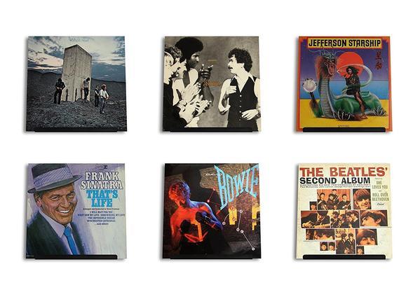 Hudson Hi-Fi LP Wall Displays - 4 pack single wall mount shelf - Rock and Soul DJ Equipment and Records