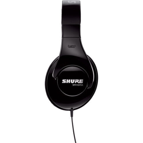 Shure SRH240A Closed-Back Over-Ear Headphones (New Packaging) - Rock and Soul DJ Equipment and Records