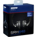Shure SRH440 Closed-Back Over-Ear Studio Headphones - Rock and Soul DJ Equipment and Records