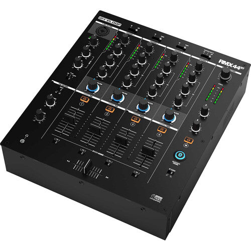 Reloop RMX-44 BT 4-Channel Bluetooth DJ Club Mixer - Rock and Soul DJ Equipment and Records