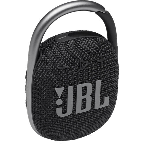 JBL Clip 4 Portable Bluetooth Speaker (Black) - Rock and Soul DJ Equipment and Records