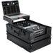 ProX Flight Case for Rane 72 W/ Laptop Shelf (Black on Black) - Rock and Soul DJ Equipment and Records