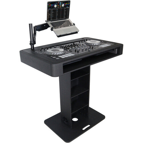 ProX XZF-DJCT BL DJ Control Tower for DJ Controllers with Hard Case (Black) - Rock and Soul DJ Equipment and Records