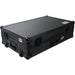 ProX Flight Case with Laptop Shelf, 1 RU Rackspace & Wheels for RANE ONE (Black on Black) - Rock and Soul DJ Equipment and Records