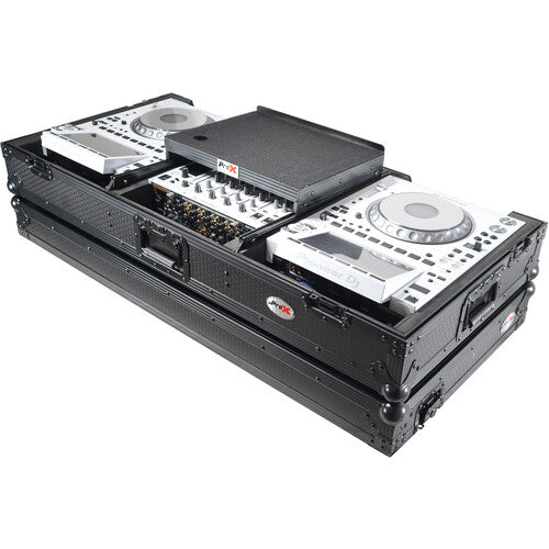 ProX DJ Coffin Flight Case for Pioneer DJM-900NXS2 Mixer and Two CDJ-3000 Multiplayers (Black on Black)