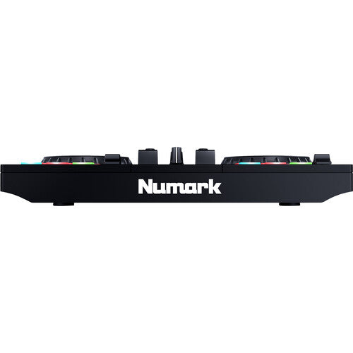 Numark Party Mix Live DJ Controller with Built-In Light Show and Speakers - Rock and Soul DJ Equipment and Records