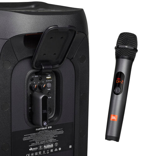 JBL PartyBox 310 Portable Bluetooth Speaker & JBL PBM100 Wired Microphone  Kit 