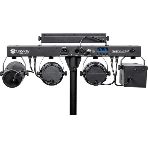 ColorKey PartyBar FX Compact, All-In-One, Multi-Effect Lighting Package