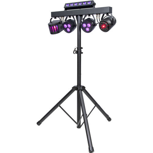 ColorKey PartyBar FX Compact, All-In-One, Multi-Effect Lighting Package
