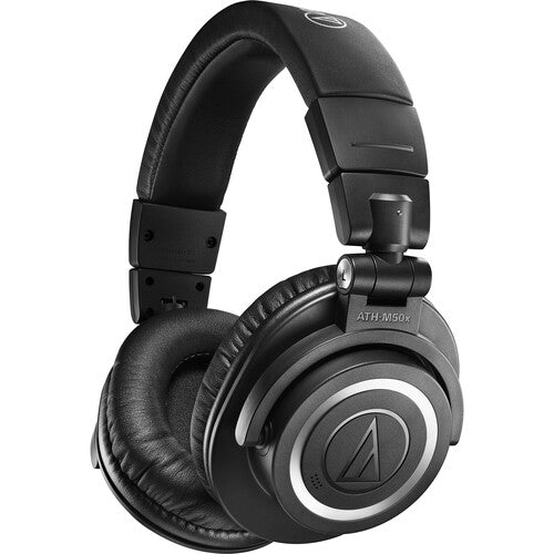 Audio-Technica Consumer Wireless Over-Ear Headphones with 45mm Drivers and Microphone/USB-C