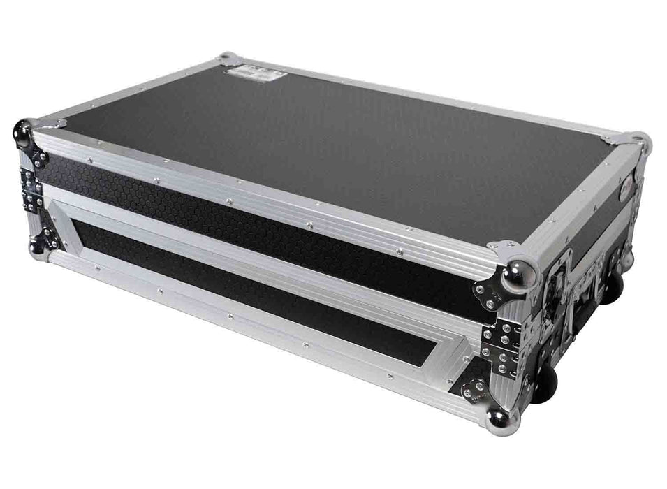 ProX XS-DDJ-REV7 WLT, DJ Flight Case for Pioneer DDJ-REV7 Digital Controller with Sliding Laptop Shelf and Wheels