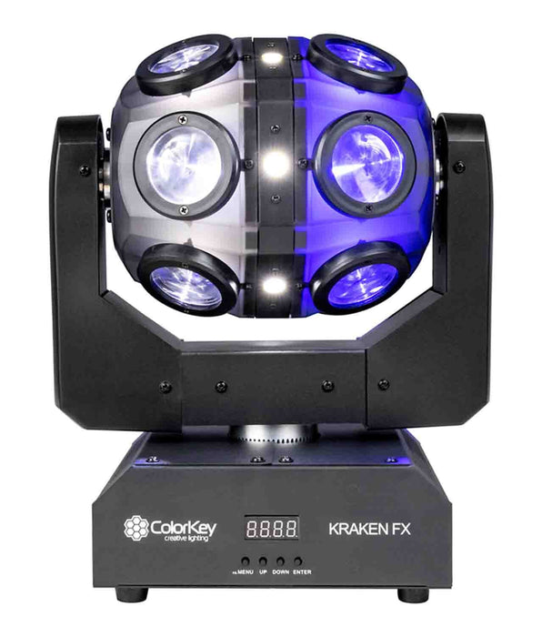 Colorkey CKU-1070 Kraken FX Energizing QUAD Color LED Effect Light with Built in Blinder