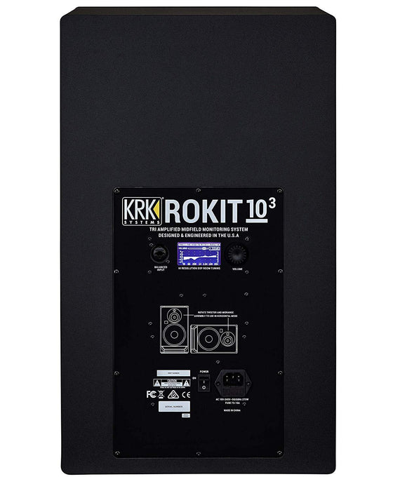 KRK RP103 ROKIT 103 G4 Tri-Amp 10" Three Way Powered Studio Monitor (Pair)