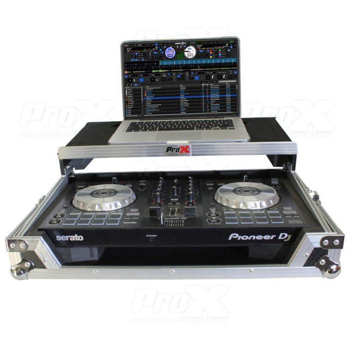 ProX X-DDJSB3LT Pioneer DJ DDJ-SB3, DDJ-400, DDJ-RB Flight Case W/Sliding Shelf - Rock and Soul DJ Equipment and Records